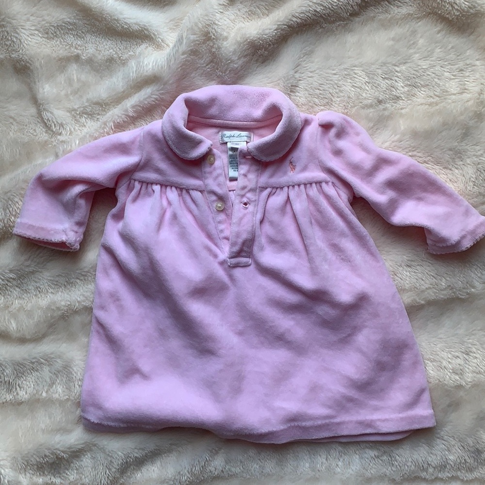 Ralph Lauren Long Sleeve Fleece Dress